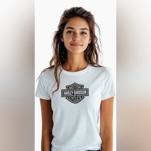 Harley-Davidson Women's Classic White Tshirt